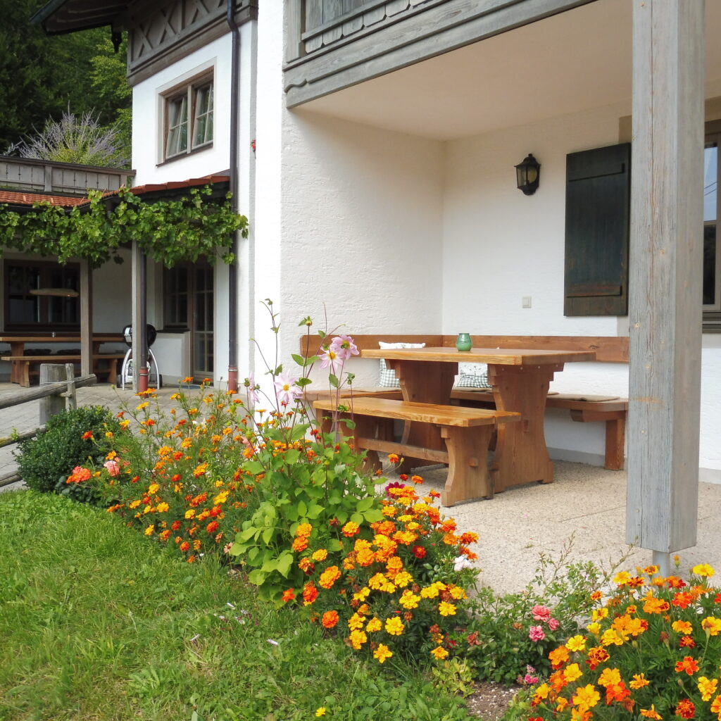 Terrasse Fewo Sonntagshorn