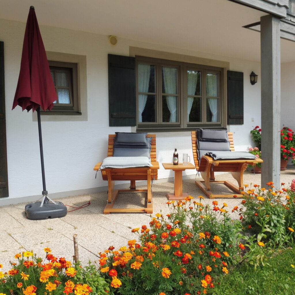 Terrasse Fewo Sonntagshorn