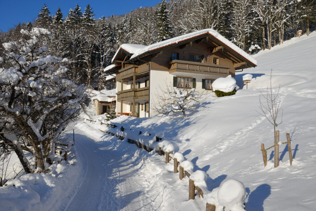 Haus Eicher im Winter